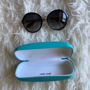 kate spade round sunglasses